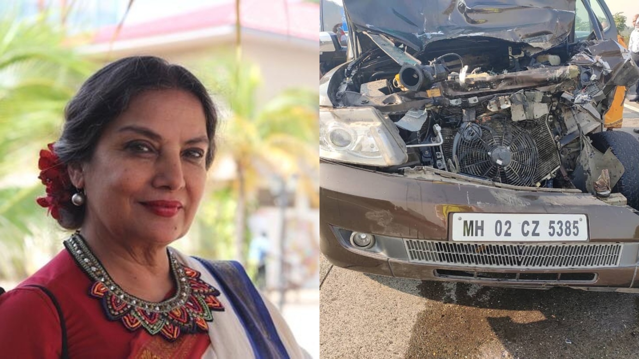 Shabana Azmi hurt in road accident on Mumbai-Pune Expressway